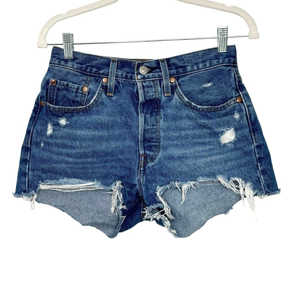 Levis Premium 501 button front cutoff‎ shorts